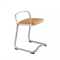 Chaise de salle à manger en fer antique, cuir véritable brun, structure en bois massif - Meuble rustique pour la maison, design réglable, garantie 1 an