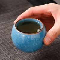 Boîte cadeau Crackle Five Elements Dragon Egg Cup, souvenir pratique et créatif pour les conférences, les anniversaires et les événements