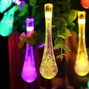 Năng Lượng Mặt Trời LED Nhỏ Giọt Chuỗi Đèn Sáng Tạo Ngoài Trời <span class=keywords><strong>Patio</strong></span> Vườn Không Thấm Nước Giáng Sinh Ánh Sáng Chuỗi Cho Vườn Giáng Sinh Trang Trí - Product Image 2
