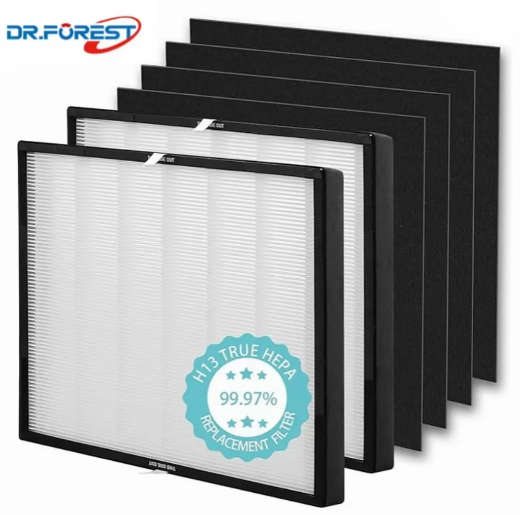 Premium True H13 HEPA Filters Parts Filtro de repuesto Compatible con Oreck Type B2 AK46001 Se adapta al purificador de aire