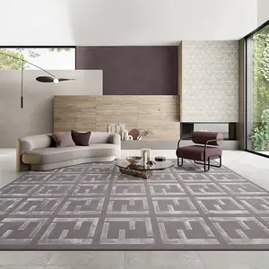 Nordic Luxury Custom Hand Made Rugs Affordable None Slip Carpets Waterproof Carpet Area Rugs For Living Room Modern