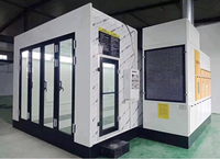 Cabine de peinture automobile de luxe BOSCAR SB-008L à haut débit d'air (25000 m³/h), chauffage rapide 80°C, certifiée CE, puissance 30 kW