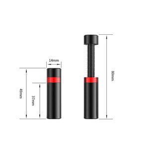 Aluminium Graphics Card GPU Holder Vertical Telescopic Rotating Stand Magnetic Bracket in Stock VC-16 Graphics Card Bracket - Product Image 5