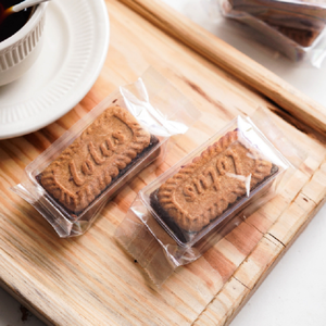 Bolsas de Embalaje para Postres de <span class=keywords><strong>Brownie</strong></span> Caramelo, Bolsas de Embalaje para Pasteles de Nieve, Bolsas de Plástico Transparente Autosellables con Bandeja de Plástico - Product Image 4