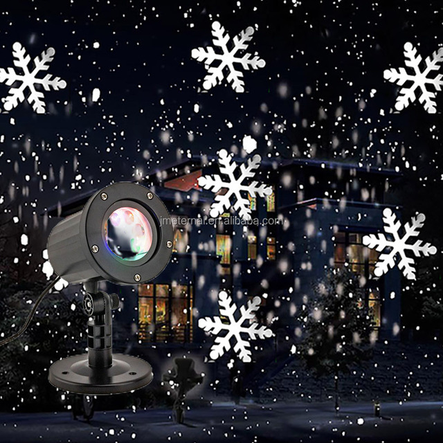 High Quality Cheap Price 16 Patterns  Luces De Navidad Led Outdoor Christmas LED Snowflake Lights Laser Projector