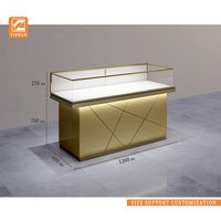 Vitrine à bijoux en bois moderne avec éclairage LED, étanche, écologique, YIZHAN, robuste, service personnalisé ODM/OEM