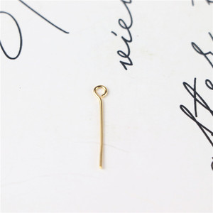 Aiguille en forme de 9, aiguille en forme de 9, fil d'oreille, boucles d'oreilles, boucles d'oreilles et oreille, plaqué métal et couleur or - Product Image 3