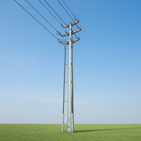 TIA-222-G Tour de transmission 5G/4G LTE Shenghong SH-Power Line Towers, galvanisée à chaud, 550KV 630A Haute Tension