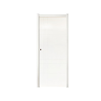 Porte en bois massif insonorisée et peinte, pour usage domestique, porte de séparation vintage simple pour chambre, portes coulissantes, portails coulissants