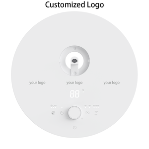 Ventilateur sur pied à circulation d'air refroidissant RUNAL de 12,9 pouces, alimenté par batterie, avec télécommande, en plastique, pour usage domestique, réglable en hauteur - Product Image 3
