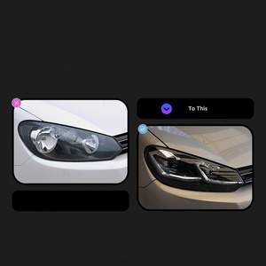 <span class=keywords><strong>VW</strong></span> Golf 6 Mk6 2008-2013 Mát Trắng <span class=keywords><strong>Led</strong></span> Đèn Pha Với Bạc Trim Dải Cắm Và Chơi Tự Động Đèn Điều Kiện Mới Đèn Pha - Product Image 2