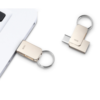 Clé USB pivotante de type C 2.0/3.0, mini métal, 16 Go/32 Go/64 Go, nouvelle pour les smartphones Android