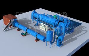 Nhà máy trực tiếp thân thiện với môi than carbonization lò với động cơ sản xuất tại Trung Quốc từ tre và gỗ chất thải - Product Image 4