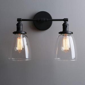 Luminaires <span class=keywords><strong>de</strong></span> vanité <span class=keywords><strong>de</strong></span> <span class=keywords><strong>salle</strong></span> <span class=keywords><strong>de</strong></span> <span class=keywords><strong>bain</strong></span> <span class=keywords><strong>Vintage</strong></span> noir sur <span class=keywords><strong>miroir</strong></span> verre Globe <span class=keywords><strong>applique</strong></span> 2 lumières vanité lumière pour <span class=keywords><strong>salle</strong></span> <span class=keywords><strong>de</strong></span> <span class=keywords><strong>bain</strong></span> - Product Image 2