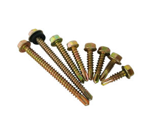 <span class=keywords><strong>Tornillo</strong></span> <span class=keywords><strong>autoperforante</strong></span> M4.2 de <span class=keywords><strong>rosca</strong></span> única de zinc amarillo galvanizado Tornillos de techo SDS para placa de acero - Product Image 4