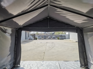 Tettoia <span class=keywords><strong>Garage</strong></span> auto portatile in stile casa classica - Product Image 2