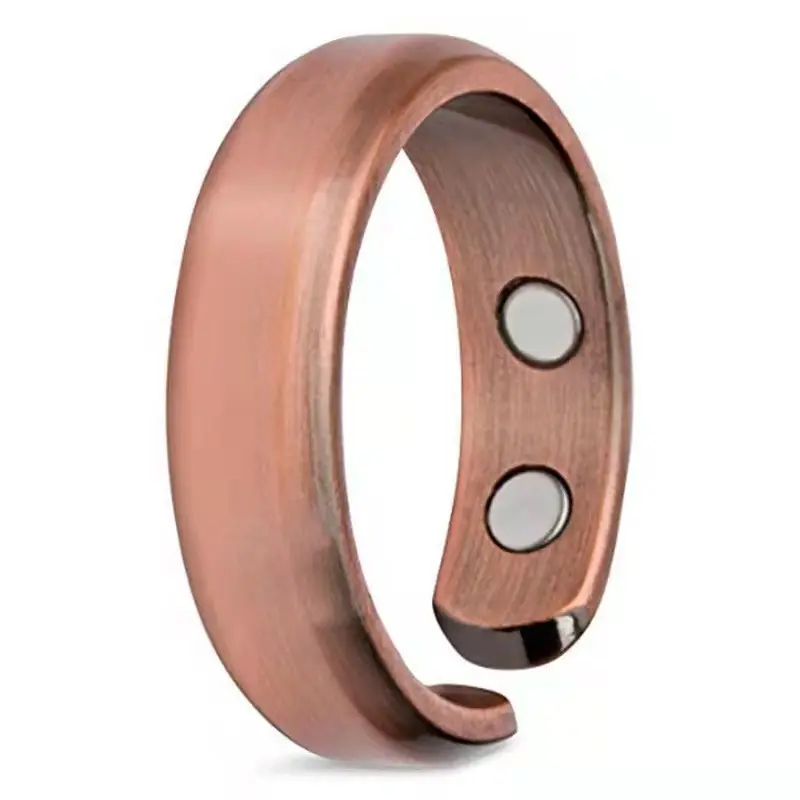 Wens Aliexpress Hete Verkoop Magneet Magnetische Ring Rose Goud Creatieve Sieraden Open Ring Groothandel