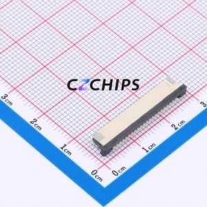 FPC-1.0AX-21PWCR-H25 FFC/FPC Connector SMD,P=1mm,Horizontal Mount Connector Drawer Type Bottom Contact 21P 1mm - Product Image 1