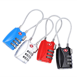 <b>TSA</b> Combination <b>Lock</b> With Steel Wire 3mm Diameter 41mm Height For Luggage Travel Security Padlock - Product Image 3