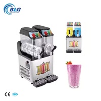 Machine à glace pilée commerciale BLG Factory 24L, machine à granita, machine à margarita, en acier inoxydable pour bar, café