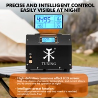 Compresseur d'air PCP TUXING de haute qualité, portable, 12V 110V 220V, 300 bars, 4500 PSI, avec écran LCD, pour la chasse, le paintball, la plongée en apnée