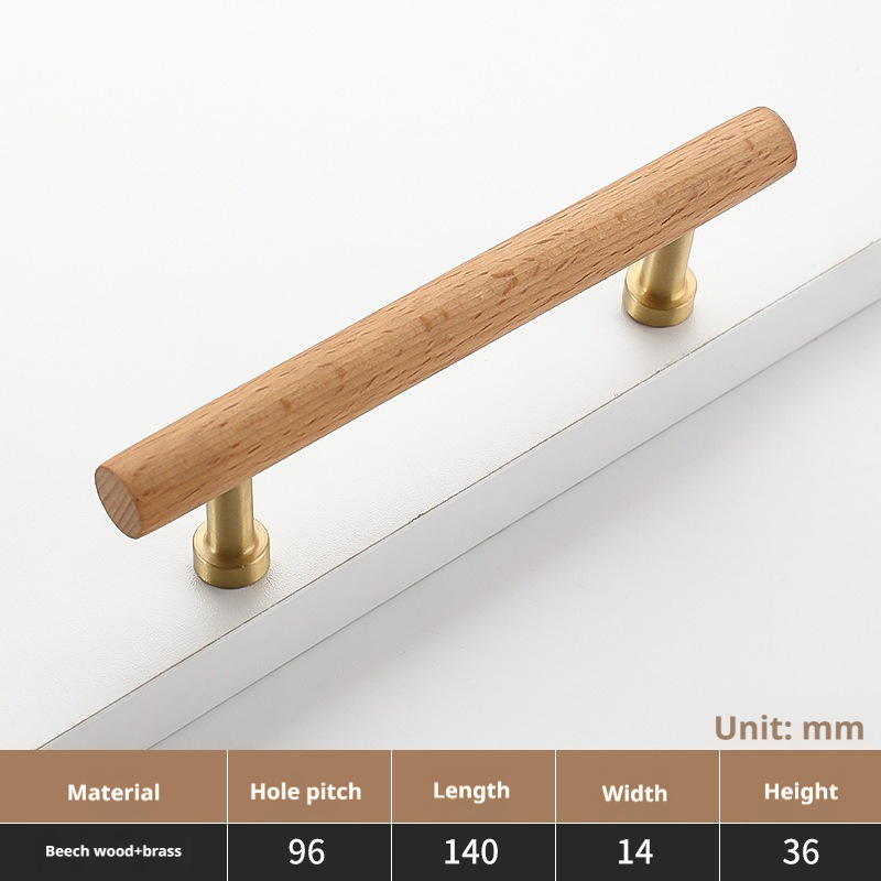 8877# Bois de hêtre, entraxe de perçage 96 mm