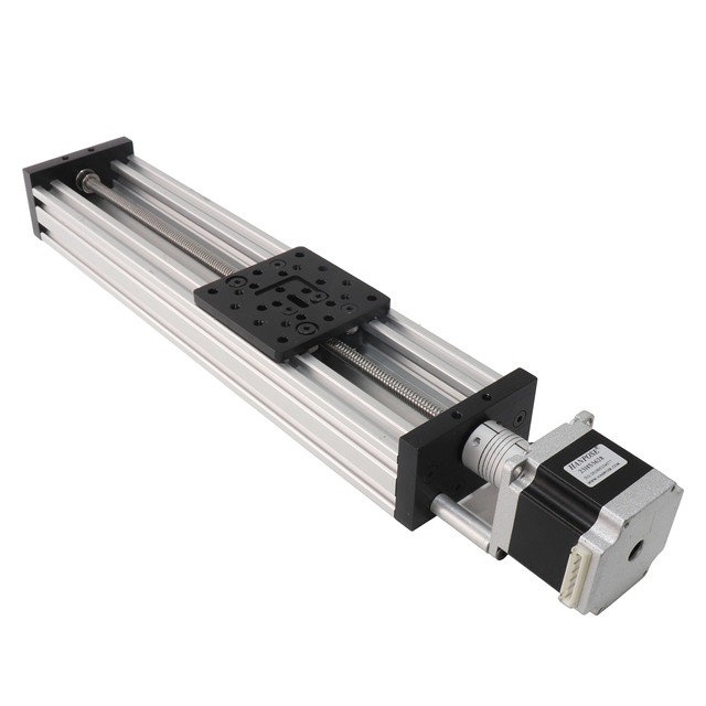 HPV7 Effective Travel 100mm Ball Screw T8*2MM Cnc Linear Guide Z-axis Router Kit With Nema23 Motor 3D Printer Linear Motion