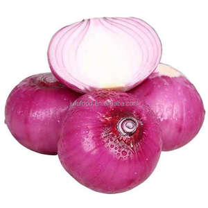 Oignons rouges de la dernière récolte, haute performance, en sacs maillés, pour stockage à froid, frais, 80-150g, durée de conservation de 8 mois, marque Ju Fu, origine Shandong - Product Image 1