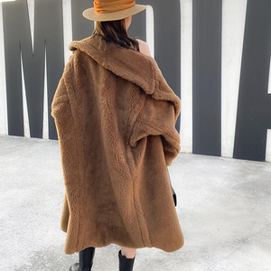 High Quality Custom Women Faux Fur Winter <strong>Coat</strong> <strong>Plus</strong> <strong>Size</strong> Winter Outwear Fluffy Overcoat Shearing Fur <strong>Coat</strong> <strong>Teddy</strong> <strong>Coat</strong> - Product Image 5
