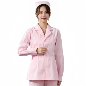 Uniformes d'infirmière blancs givrés pour femmes pour les hôpitaux, les salons de beauté, tissu respirant, logo personnalisé, service OEM, tailles S-3XL - Product Image 2