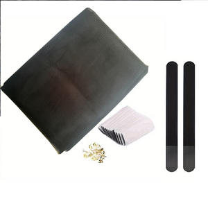 Facile da installare Full-Frame magnetico zanzariera porta schermo in acciaio inox Flying Net Soft tende si lega con la tenda - Product Image 1