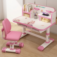 Ensemble de bureau et de chaises pour enfants RHS-DC20 combinaison de meubles créatifs pour enfants bureau d'écriture avec étagère
