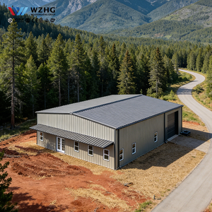 Edificio Industrial Prefabricado de Acero de Alta Capacidad para Geoponía, Estándar ASTM, Vida Útil de 50 Años, Carga de Viento de 200 km/h, 5+ Años - Product Image 1