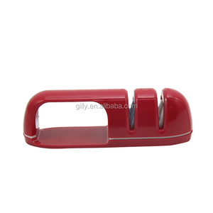 <span class=keywords><strong>Afilador</strong></span> de Cuchillos de Acero Inoxidable de 2 Etapas Popular Kitchen, Ranura de Afilado de Cerámica Profesional Wicked Edge - Product Image 3