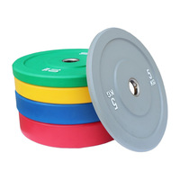 Discos de Pesas de Goma de Alta Densidad FANGBU para Gimnasio, Competición, Coloridos, Duraderos, Universales, con Logotipo Personalizado Disponible, OEM/ODM