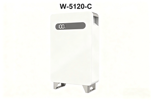 Nouveauté W-5120-C Batterie LiFePO4 murale 51,2V 100Ah à courant élevé avec BMS intelligent et communication CAN/RS485 pour système <span class=keywords><strong>hybride</strong></span> - Product Image 2