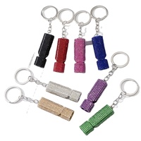 XP-Promos Vente en gros Porte-clés en alliage d'aluminium personnalisé Survie d'urgence en plein air Sifflet en acier inoxydable Outil de sécurité d'autodéfense