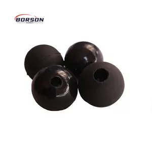 Factory Price Silicone drum mallet beater ball 25mm Rubber Balls NBR 30MM rubber Balls with Half hole