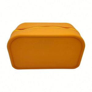 Professional Custom Silicone Cosmetic Brush Pouch Storage Bag Zipper Closure New Design Foldable Card Holder Coin <b>Purse</b> Fashion - Product Image 5
