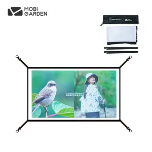 MOBI GARDEN Camping Projection Screen Portable Foldable Wall Watch Movie Outdoor Indoor