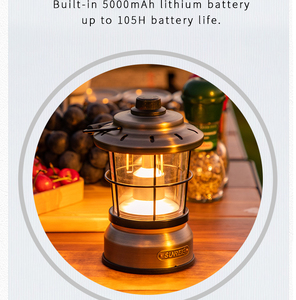 Lanterne de camping LED rechargeable Sunrei <span class=keywords><strong>Starfield</strong></span> 1 230LUM avec manivelle USB et suspension, lanterne ronde mignonne - Product Image 5