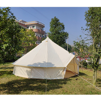 Yurt Safari YJHOME, tente cloche pour fêtes et mariages en plein air, 3-6m, 4 saisons, toile de coton imperméable, ouverture rapide, tente de glamping de luxe