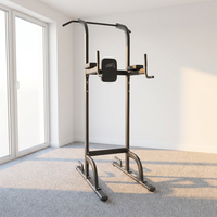 Machine de musculation commerciale multifonctionnelle pour tractions et dips, barres parallèles et horizontales pour l'entraînement corporel