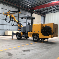 Foreuse rotative souterraine diesel Jumbo à une flèche avec boîte de vitesses et pompe