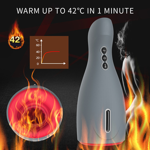 Juguete Sexual para Adultos, Copa Masturbadora con Vibración y Calentamiento Automático, Simulador de Vagina Masculina, Masajeador para Hombre - Product Image 6