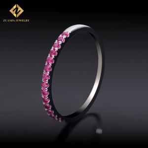 Anillo de Moda para Mujer, Plata 925, Diamantes Multicolores, Anillo de Compromiso o Boda - Product Image 1