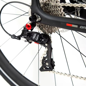 Bicicleta de Carretera de Fibra de Carbono 700C, 24 Velocidades, Frenos de Disco Hidráulicos, Manillar Curvo, Bicicleta de Carreras Aerodinámica para Estudiantes y Ciclistas - Product Image 3