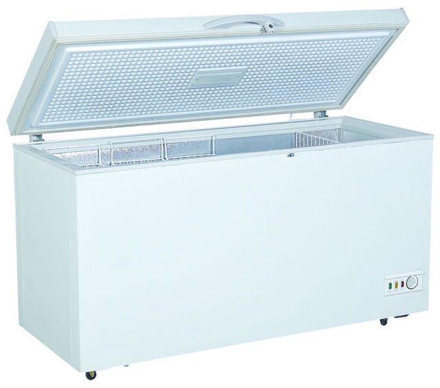 Top-freezer Refrigerators Ice Cabinet Commercial Horizontal Refrigerator Deep Chest Refrigerator Freezer with Large Capacity