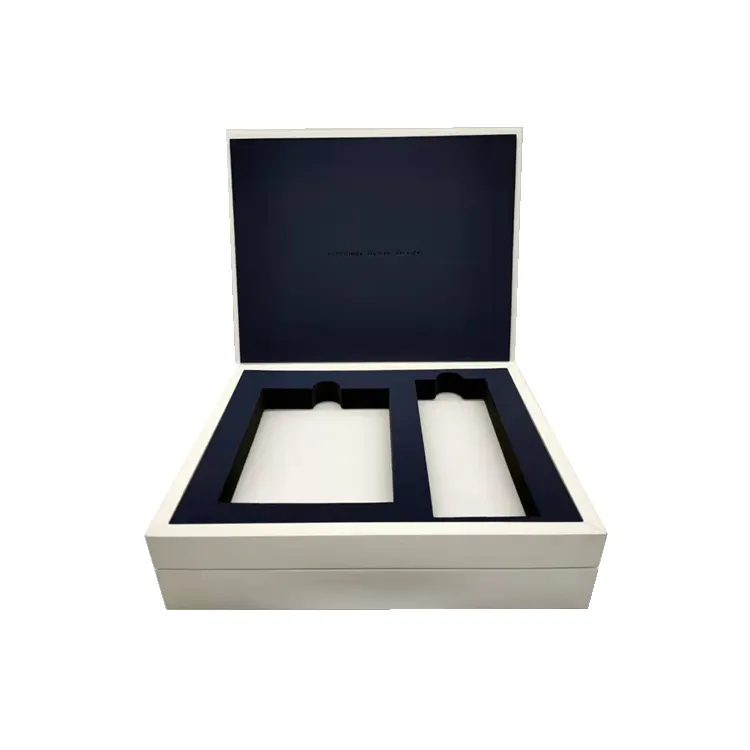 Large Tea Set Gift Box Packaging Custom Magnetic Closure Food Box Wood Tea Packaging Box