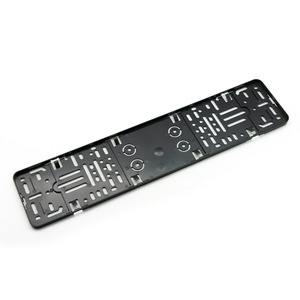 Khung Biển Số Xe Hơi Tùy Chỉnh Bằng Silicon Sợi Cacbon Màu Đen Thăng Hoa Bằng Bằng Nhựa Thép Không Gỉ Lấp Lánh Thị Trường Châu Âu - Product Image 5
